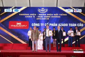 Ghế massage DAIUCHU nhận giải "TOP 10 thương hiệu nổi tiếng Châu Á TBD 2023"